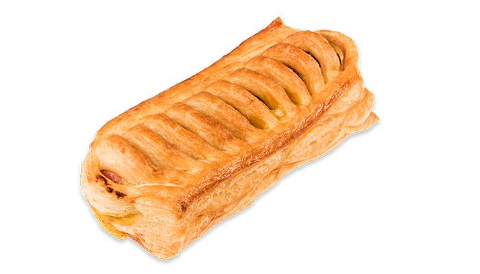 Folhado Salsicha Com Mostarda 120g